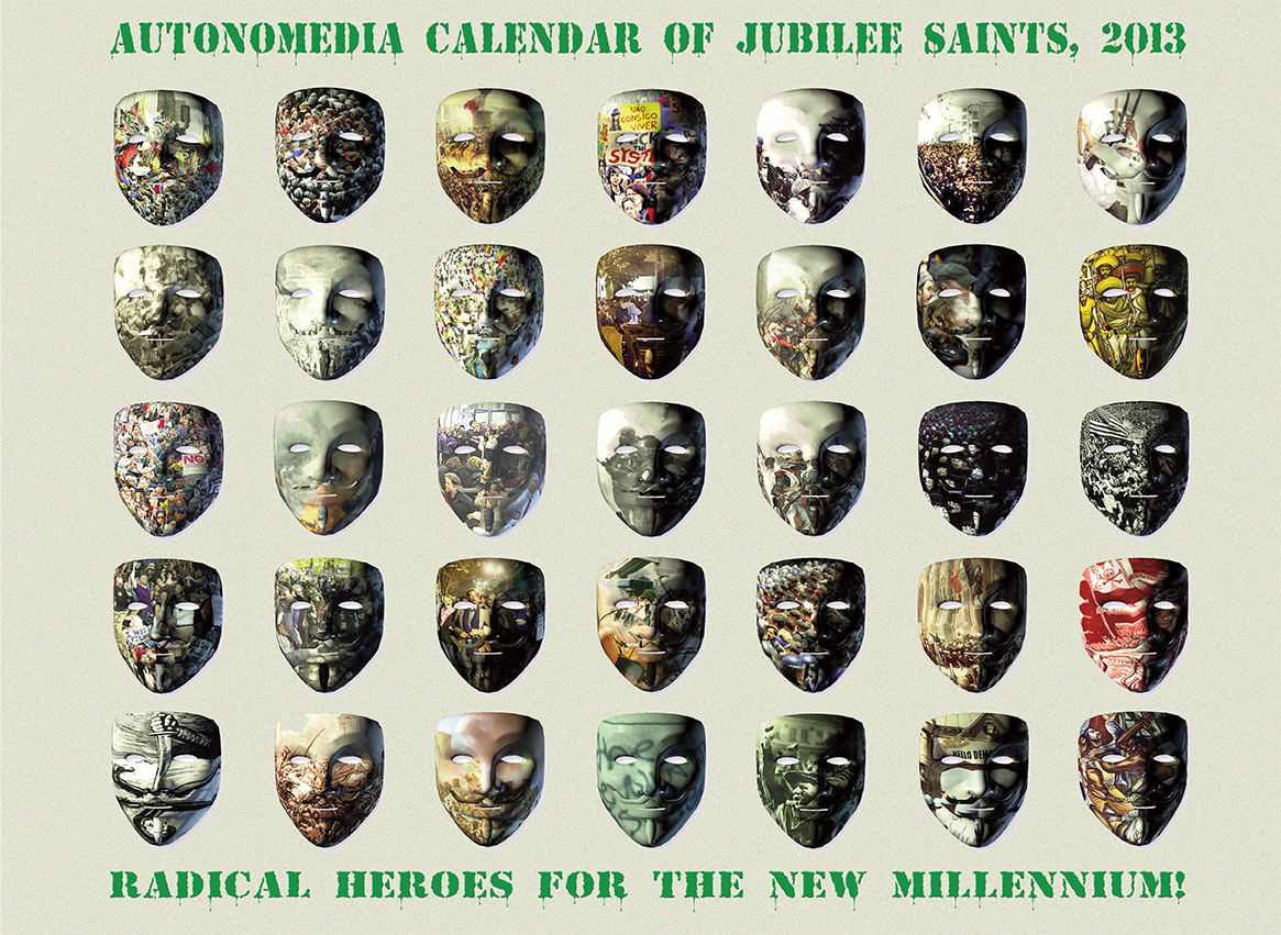 2013 Autonomedia Calendar of Jubilee Saints 2013 Autonomedia Calendar of Jubilee Saints